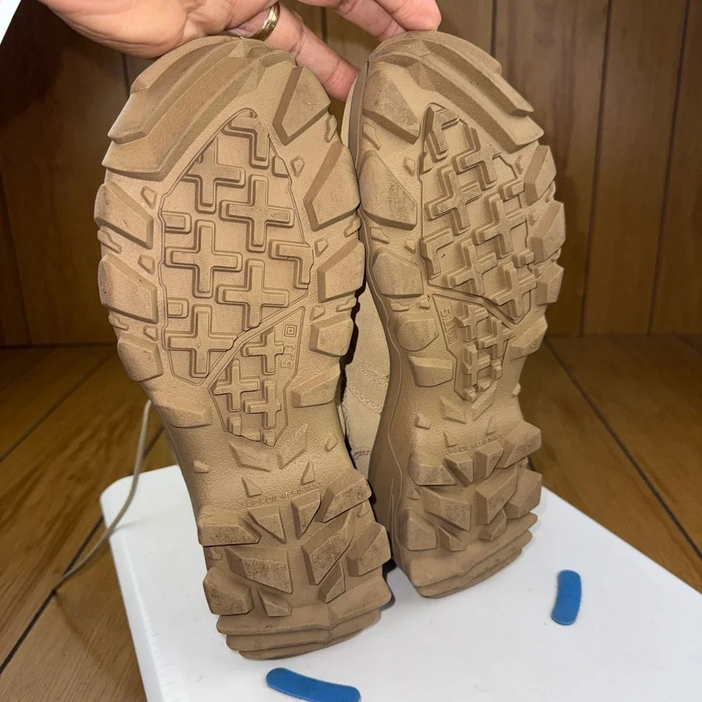 5.11 Tactical Speed 3.0 Desert Side Zip Boots Coyote Brown 12337 Mens 9.5